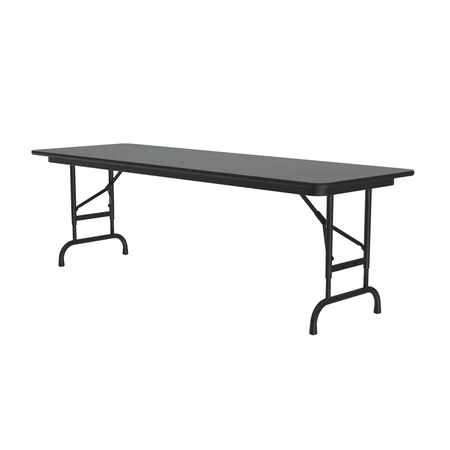 Correll CFA Adjustable HPL Folding Tables 24x72 Montana Granite CFA2472PX-55